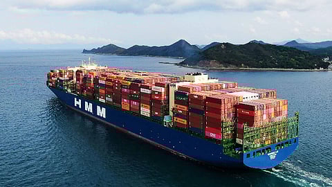 An HMM containership
