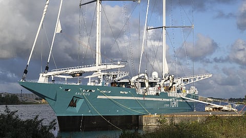 TOWT's newest sailing cargo ship departs on maiden voyage