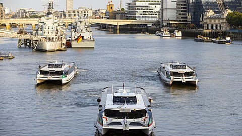Uber Boat by Thames Clippers takes delivery of third hybrid ferry in series