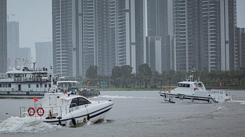 New police boats to serve Nansha District in China's Guangdong province