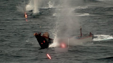 French Navy sinks hostile unmanned boat threatening tanker in Red Sea