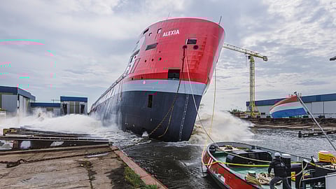 Wagenborg's newest multi-purpose vessel floated out