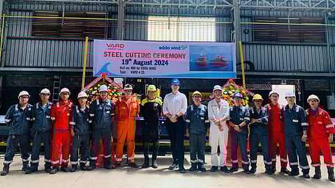 First steel cut for future Edda Wind CSOV