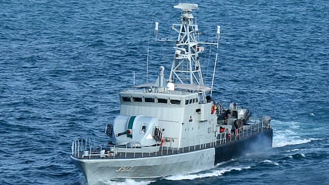 Royal Malaysian Navy patrol boat sinks near Singapore Strait; all on board rescued