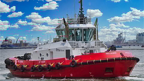 New harbour tug enters service with Singapore's PSA Marine