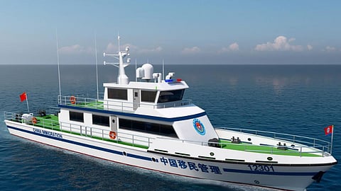 Rendering of a 35-metre immigration inspection vessel