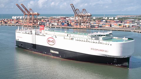 BYD Explorer No 1 – LNG-fuelled vehicle carrier to support Chinese car manufacturer’s export activities