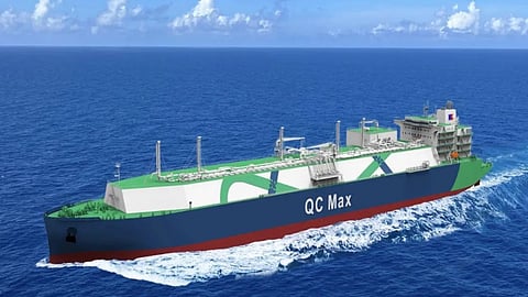 Rendering of a QatarEnergy 271,000cbm LNG carrier