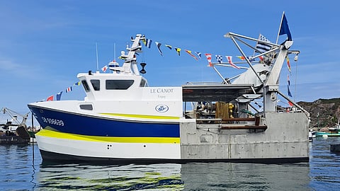 Le Canot – French owner welcomes new scallop trawler to fleet