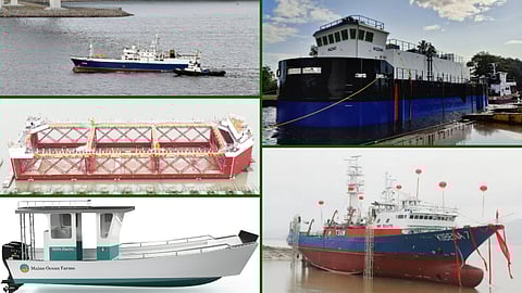 Fishing Vessel News Roundup | October 2 – Electric harvesting boat, new salmon feed barge for Scotland and more