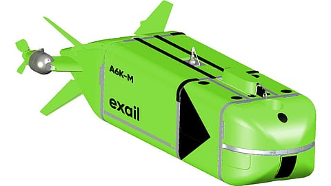 Rendering of an Exail AUV