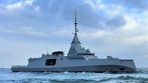 Amiral Ronarc'h during sea trials