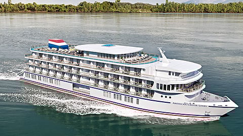 Rendering of a Patriot-class coastal cruise ship