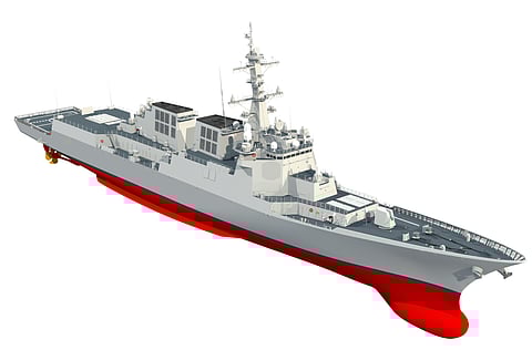Rendering of a KDX-III destroyer