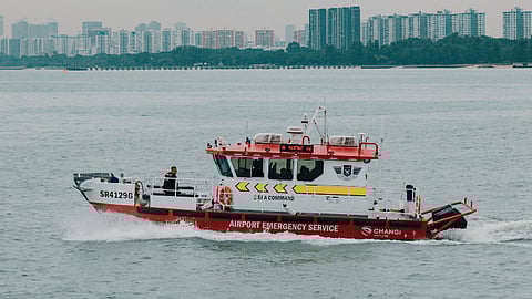 The new command craft recently acquired by the Airport Emergency Services division of Singapore's Changi Airport
