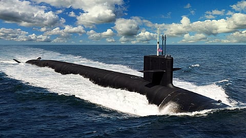 Rendering of a Columbia-class ballistic missile submarine
