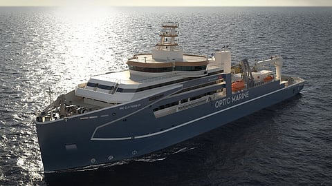 Rendering of a new cable-laying vessel