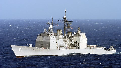 The Ticonderoga-class guided-missile cruiser USS Gettysburg