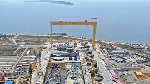 Zvezda Shipbuilding Complex in Russia