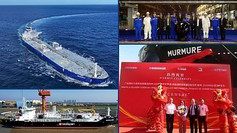 Tanker News Roundup | November 13 – Focus on Asian builders: LNG bunkering ship orders and deliveries, Aframax crude carrier sea trials and more