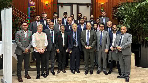 Representatives of BIMCO and partners agencies at the formal launch of the new Ship Recycling Alliance