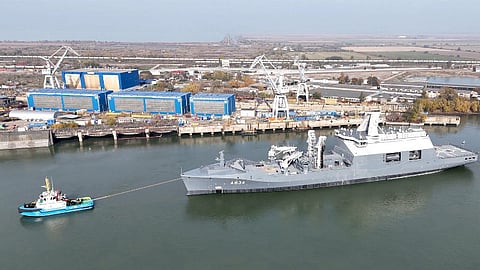 The future HNLMS Den Helder prior to the commencement of sea trials