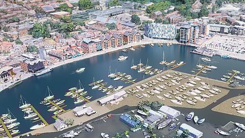 Visualisation of ABP’s proposals for Ipswich Beacon Marina