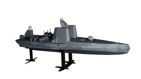 Rendering of the anti-submarine warfare USV variant