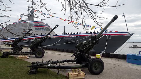 USS Beloit's commissioning ceremony in Milwaukee, Wisconsin, November 23, 2024