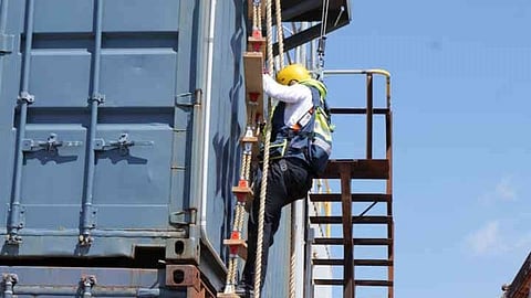 Port Kembla's new pilot ladder training facility