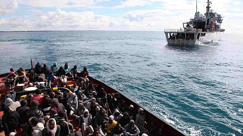 Illegal immigrants from Africa to Europe