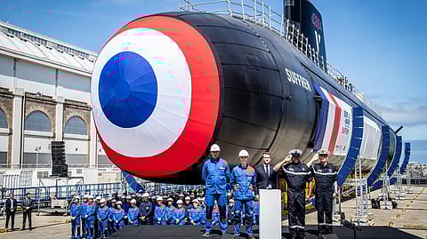 The French Navy nuclear-powered submarine Suffren