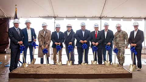 Groundbreaking ceremony for phase two of the Brazos Island Harbor Channel Improvement Project, December 6, 2024