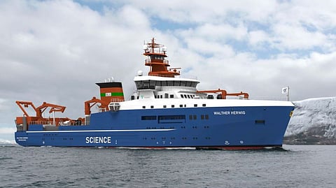 Rendering of Thünen Institute's future research vessel Walther Herwig