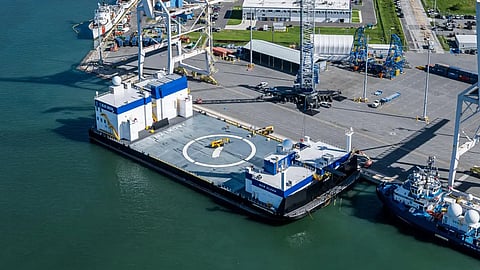 VESSEL REVIEW | Landing Platform Vessel 1 – Booster recovery platform to support Blue Origin's commercial spaceflight programs