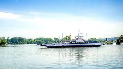 Rheinfähre Maul Ro-Pax ferry on the Rhine