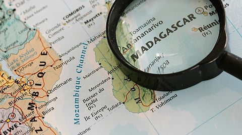Mozambique Channel, Madagascar map