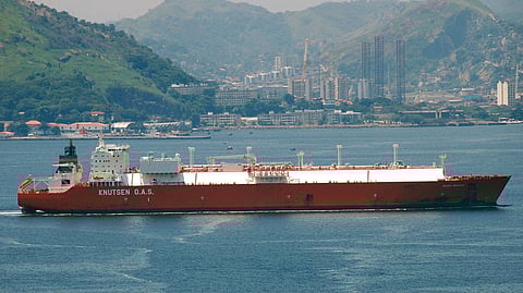 The LNG carrier Bilbao Knutsen