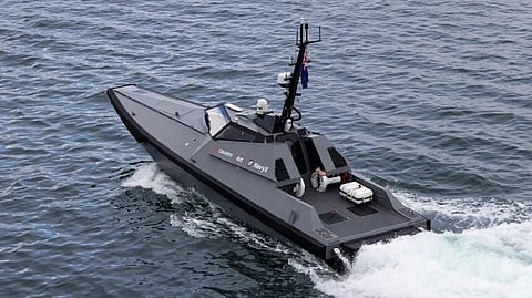 British Royal Navy USV (representative only)