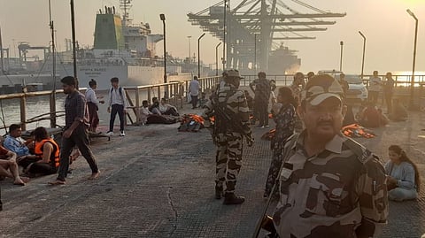 Multi-agency task force hunts for survivors of deadly Mumbai boat accident with divers and helicopters