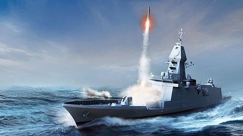 Artist's impression of a Chungnam-class frigate