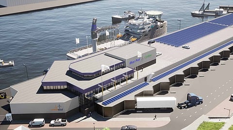 Artist impressions of the Blue Port Centre