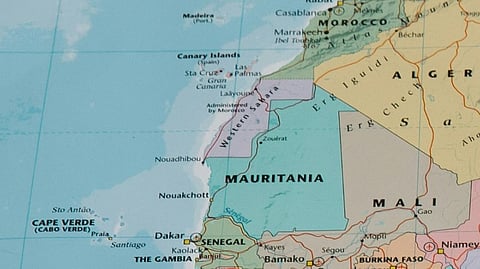 West Africa map
