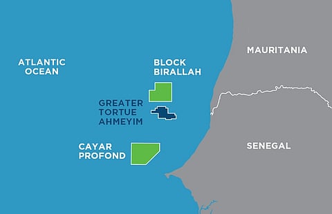 Greater Tortue Ahmeyim map