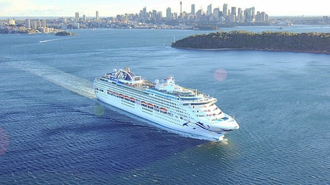 Pacific Explorer in Sydney Harbour