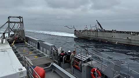At-sea refuelling trials using the US Navy USVs Ranger and Mariner