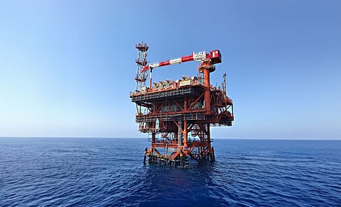 Platform in Zohr field, Egypt