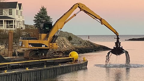 Dredging works