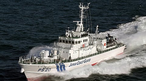 A Japan Coast Guard patrol vessel