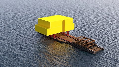 Float-over barge concept image